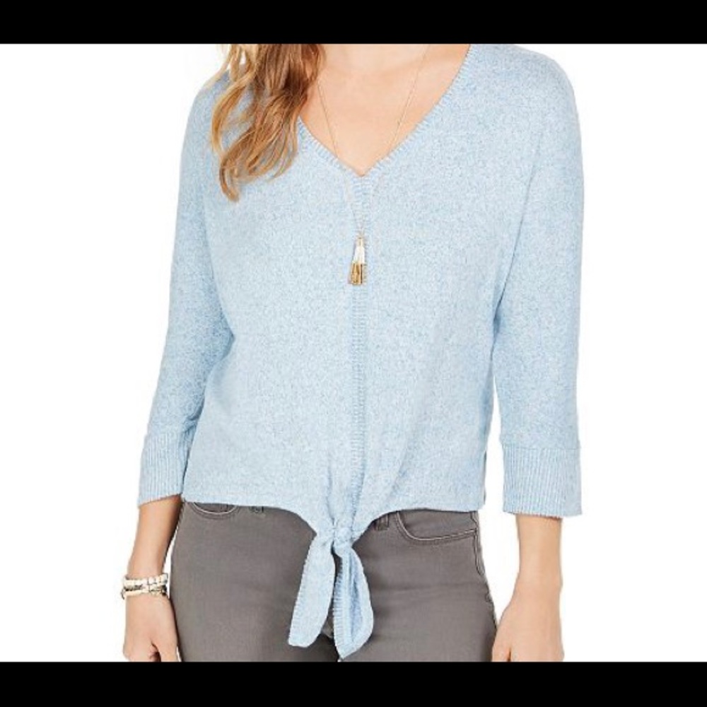 Style & Co Tie-Front top